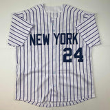 Autographed/Signed Tino Martinez New York Pinstripe Baseball Jersey PSA/DNA COA