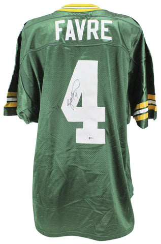 Packers Brett Favre Authentic Signed Green Authentic Wilson Jersey BAS #H92247