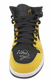 Lakers Magic Johnson Signed 2018 Nike Air Jordan 1 Mid Size 10 Shoes w/ Box BAS