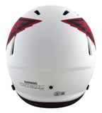 Cardinals Kurt Warner Signed Lunar Full Size Speed Rep Helmet BAS Witnessed