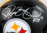 Jerome Bettis Signed Pittsburgh Steelers F/S Speed Helmet w/HOF -Beckett W Holo
