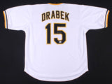 Doug Drabek Signed Pittsburgh Pirates White Jersey (JSA Hologram) 1990 Cy Young