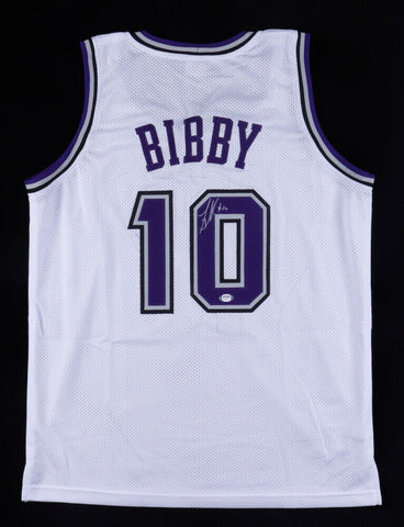 Mike Bibby Signed Sacramento Kings Jersey / 1997 NCAA Champs / Arizona (PSA COA)