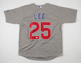 Derrek Lee Signed Chicago Cub Majestic Style Jersey (JSA) 2xAll Star 1st Baseman
