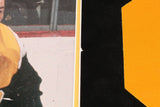 Johnny Bucyk Signed Bruins 22x24 Custom Matted #9 Jersey Patch Display (JSA COA)