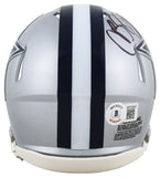 Cowboys Cole Beasley Authentic Signed Speed Mini Helmet BAS Witnessed