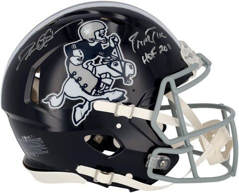 Deion Sanders Dallas Cowboys Signed Riddell Cowboy Joe Speed Authentic Helmet
