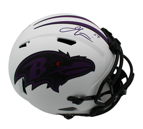 Jamal Lewis Signed Baltimore Ravens Speed Full Size Lunar NFL Helmet
