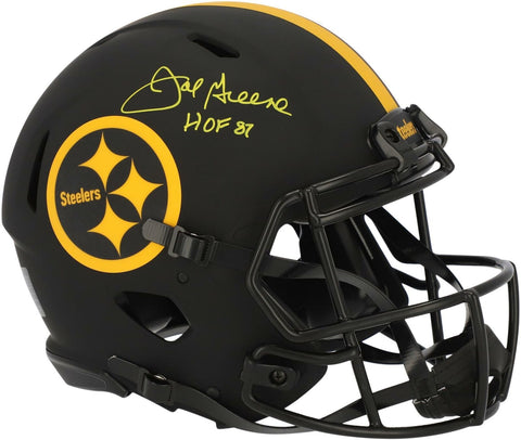 Joe Greene Steelers Signed Eclipse Alternate Authentic Helmet & "HOF 87" Insc