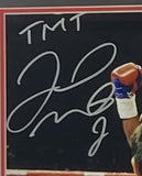 Floyd Mayweather Jr Signed Framed 16x20 Boxing Knockdown Photo TMT Inscr BAS ITP