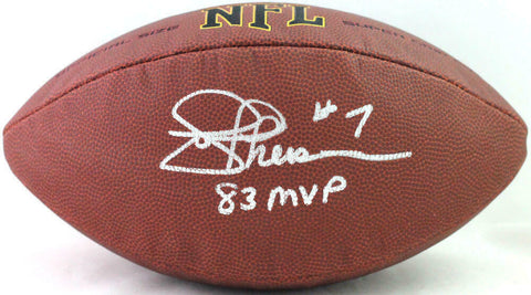 Joe Theismann Autographed NFL Supergrip Football W/ Insc- JSA W *Silver