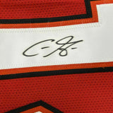 FRAMED Autographed/Signed CHRIS GODWIN #14 33x42 Tampa Bay Red Jersey JSA COA