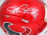 Shane Lechler Autographed Texans Flash Speed Mini Helmet-Beckett W Hologram