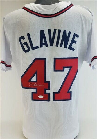 Tom Glavine Signed Atlanta Braves Jersey (JSA COA) 1995 World Series MVP / HOF