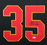 CHRISTIAN OKOYE (Chiefs black SKYLINE) Signed Autographed Framed Jersey JSA