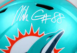 Mike Gesicki Autographed Dolphins F/S Flash Speed Helmet-Beckett W Hologram