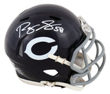 Bears Roquan Smith Authentic Signed 60's Classic Speed Mini Helmet BAS Witnessed