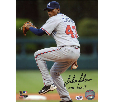 Julio Teheran Signed Atlanta Braves Unframed 8x10 Photo with Inscription