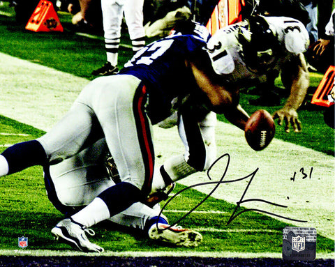 Jamal Lewis Signed Baltimore Ravens Super Bowl XXXV TD Run 8x10 Photo- SCHWARTZ