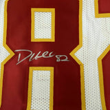 Autographed/Signed DANTE HALL Kansas City White Football Jersey PSA/DNA COA Auto