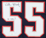 Willie McGinest Signed New England Pats Signed Jersey Inscribed 3xSBC (JSA COA)
