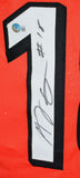AJ Green Autographed Orange Pro Style Jersey-Beckett W Hologram *Black *1
