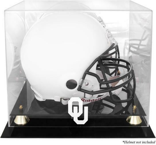 Oklahoma Sooners Golden Classic Logo Helmet Display Case - Fanatics