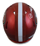 49ers Joe Montana Authentic Signed Flash Speed Mini Helmet Autographed Fanatics