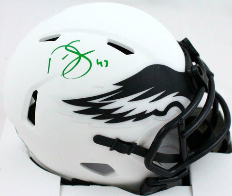 Darren Sproles Autographed Philadelphia Eagles Lunar Speed Mini Helmet-BAW Holo