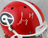 Sony Michel Autographed Georgia Bulldogs F/S Helmet- JSA W Auth *Silver