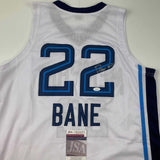 Autographed/Signed Desmond Bane Memphis White Basketball Jersey JSA COA