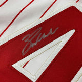 Framed Autographed/Signed Zack Wheeler 33x42 Pinstripe Jersey PSA/DNA COA