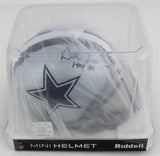 Bob Lilly "HOF 80" Signed Dallas Cowboys Mini Helmet (Tristar Certified)