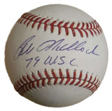 Bill Madlock Autographed Pittsburgh Pirates OML Baseball 79 WSC SGC 20021