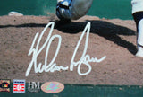 Nolan Ryan Autographed Houston Astros 8x10 HM Pitching Front View- AIV Hologram