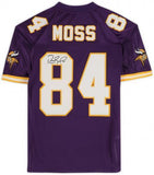 Randy Moss Minnesota Vikings Signed Mitchell & Ness Purple Authentic Jersey
