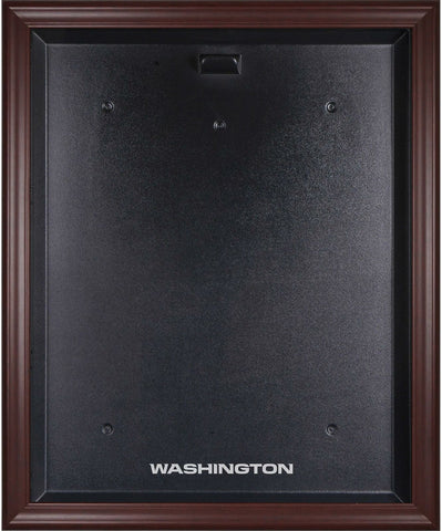 Washington Football Team Mahogany Framed Team Logo Jersey Display Case