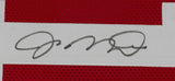 Joe Montana Signed Framed Custom Red Pro Style Football Jersey JSA ITP
