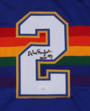 Alex English Signed Denver Nuggets Jersey (JSA) 8xNBA All-Star 1982-1989 Forward