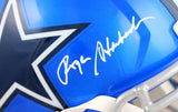 Roger Staubach Autographed Dallas Cowboys F/S Flash Speed Helmet-Beckett W Holo