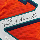 Autographed/Signed Patrick Surtain Miami Orange Football Jersey JSA COA