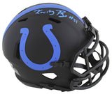 Colts Kwity Paye Authentic Signed Eclipse Speed Mini Helmet BAS Witnessed