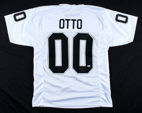 Jim Otto Signed Raiders Football Jersey Inscribed "HOF 1980" (Beckett COA)