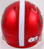 Elijah Mitchell Signed San Francisco 49ers Flash Speed Mini Helmet-Beckett WHolo