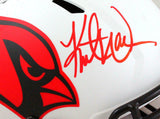 Kurt Warner Autographed Cardinals Lunar Speed F/S Helmet- Beckett W *Red