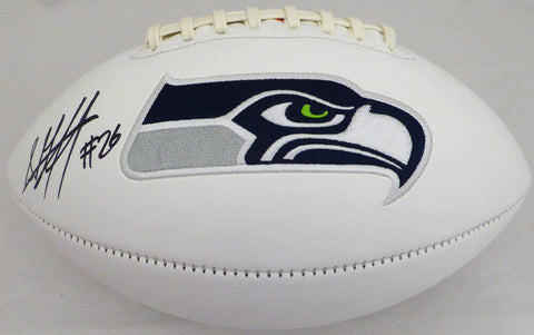 SHAQUILL GRIFFIN AUTOGRAPHED SIGNED SEAHAWKS WHITE LOGO FOOTBALL MCS HOLO 134391
