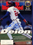 Deion Sanders Autographed 4/27/1992 Sports Illustrated Magazine Beckett 37083