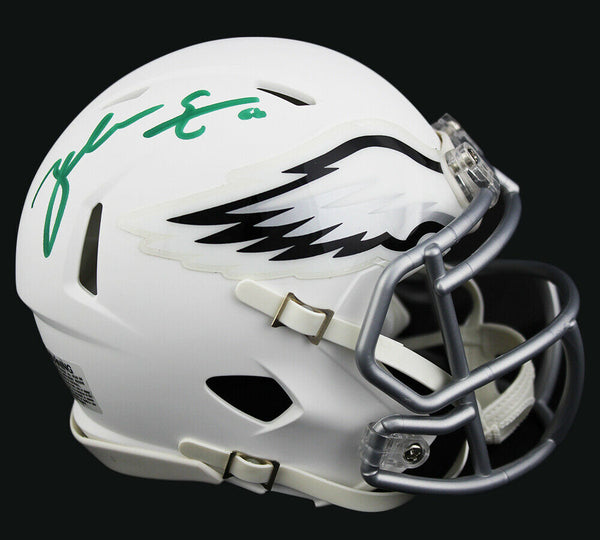 Zach Ertz Signed Philadelphia Eagles Speed White Matte NFL Mini Helmet