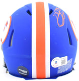 Emmitt Smith Autographed Florida Gators Blue Speed Mini Helmet- Beckett W Holo