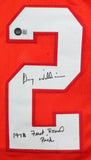Doug Williams Autographed Orange Pro Style Jersey w/Insc.-Beckett W Hologram *Bl